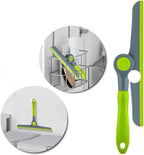 Royal Foldable Wiper with Lock – Multipurpose Window & Mirror Squeegee Tool (Green)