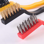 Gas Stove Cleaning Wire Brush Kitchen Tool Metal Fiber Brush – Set of 3 Brush