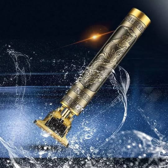 T9 Trimmer - Vintage T9 Gold Hair Trimmer -  Premium Body Dragon Shape T9 Hair Trimmer Plastic Body