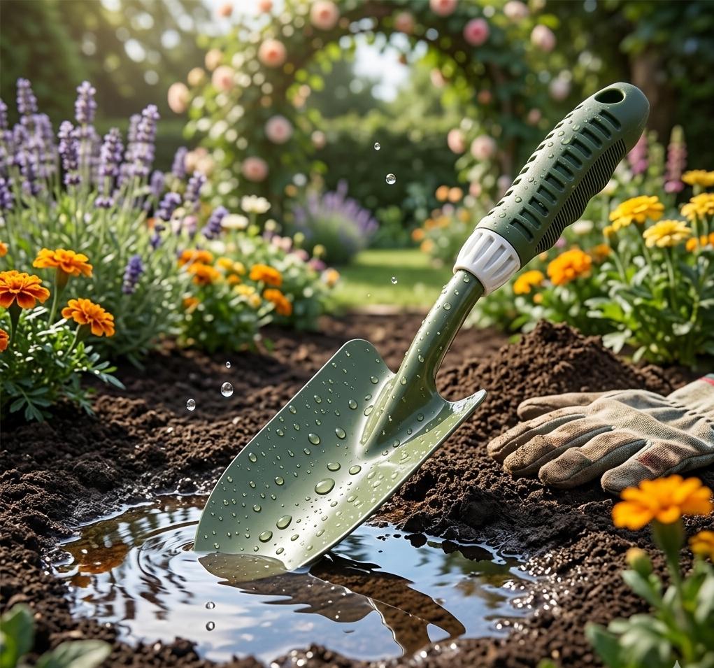 GreenPro Gardening Hand Trowel – Heavy Duty Digging Shovel with Comfortable Anti-Slip Grip Handle