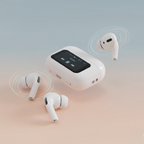 Airpods Pro A9 ANC ENC Double Dark Noise Reduction Bluetooth Wireless Earbuds With Battery Display Touch Control For Android And IOS