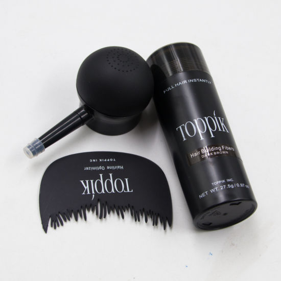 Toppik Hair Building Fiber | Pack of 3 Toppik Hair Fiber ( 27.5g ) + Applicator + Comb