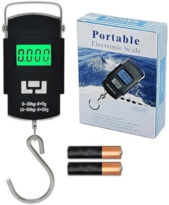 WH-A08 Portable Electronic Scale – 50kg Digital Hanging Luggage Scale