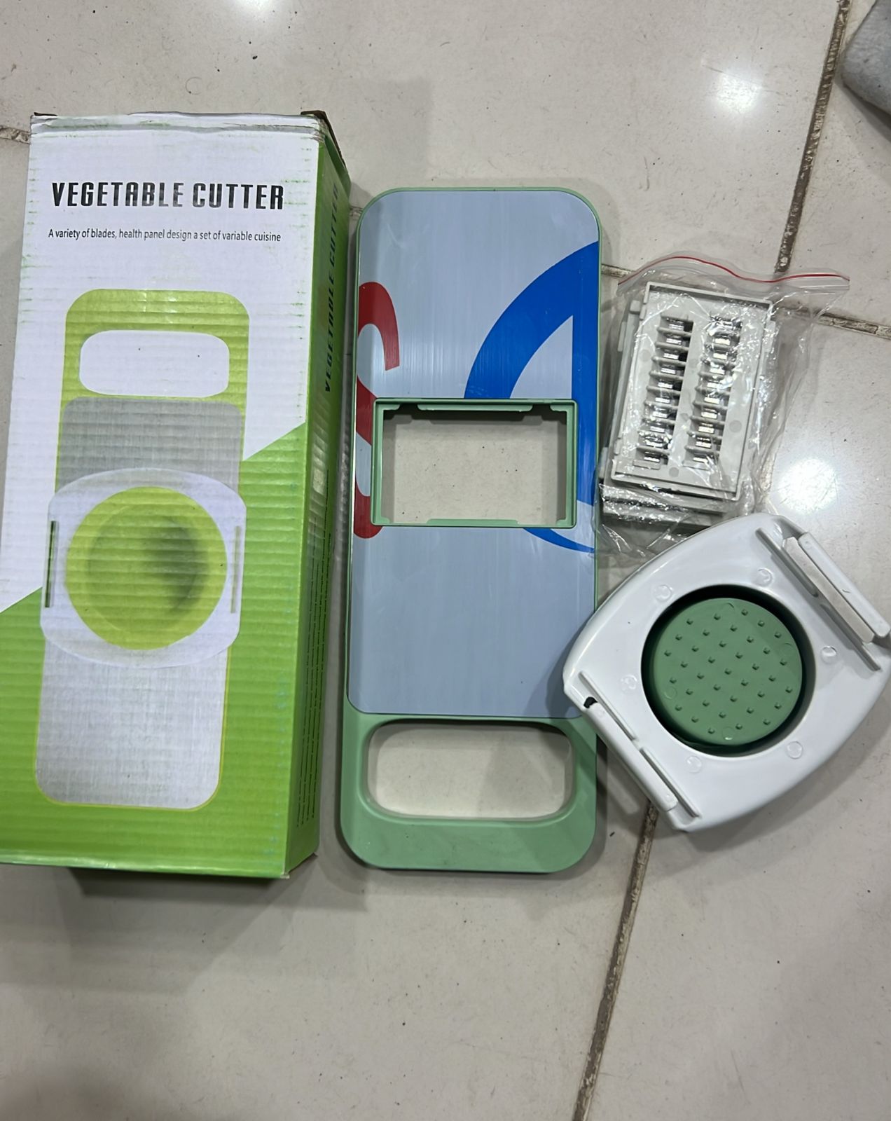 5in1 Vegetable Cutter | Multifunctional Stainless Steel Vegetable Cutter & Slicer | Kitchen Tool