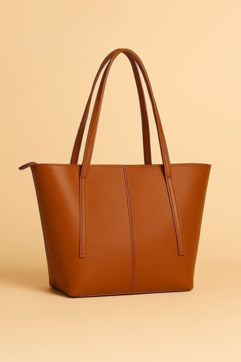1 Piece Tote Handbag Elegant Design Premium Quality Smooth Finish Easy Carry