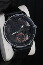 Fitron Classic Chrono: Sophisticated Minimalist Stainless Steel Watch ( WITHOUT BOX )