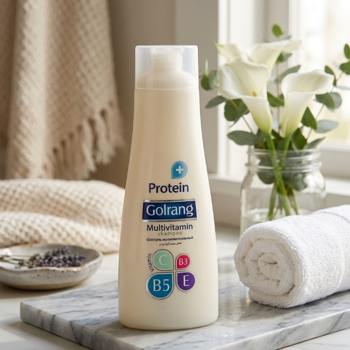 Protein Golrang Multivitamin Shampoo  Strengthening & Nourishing Hair