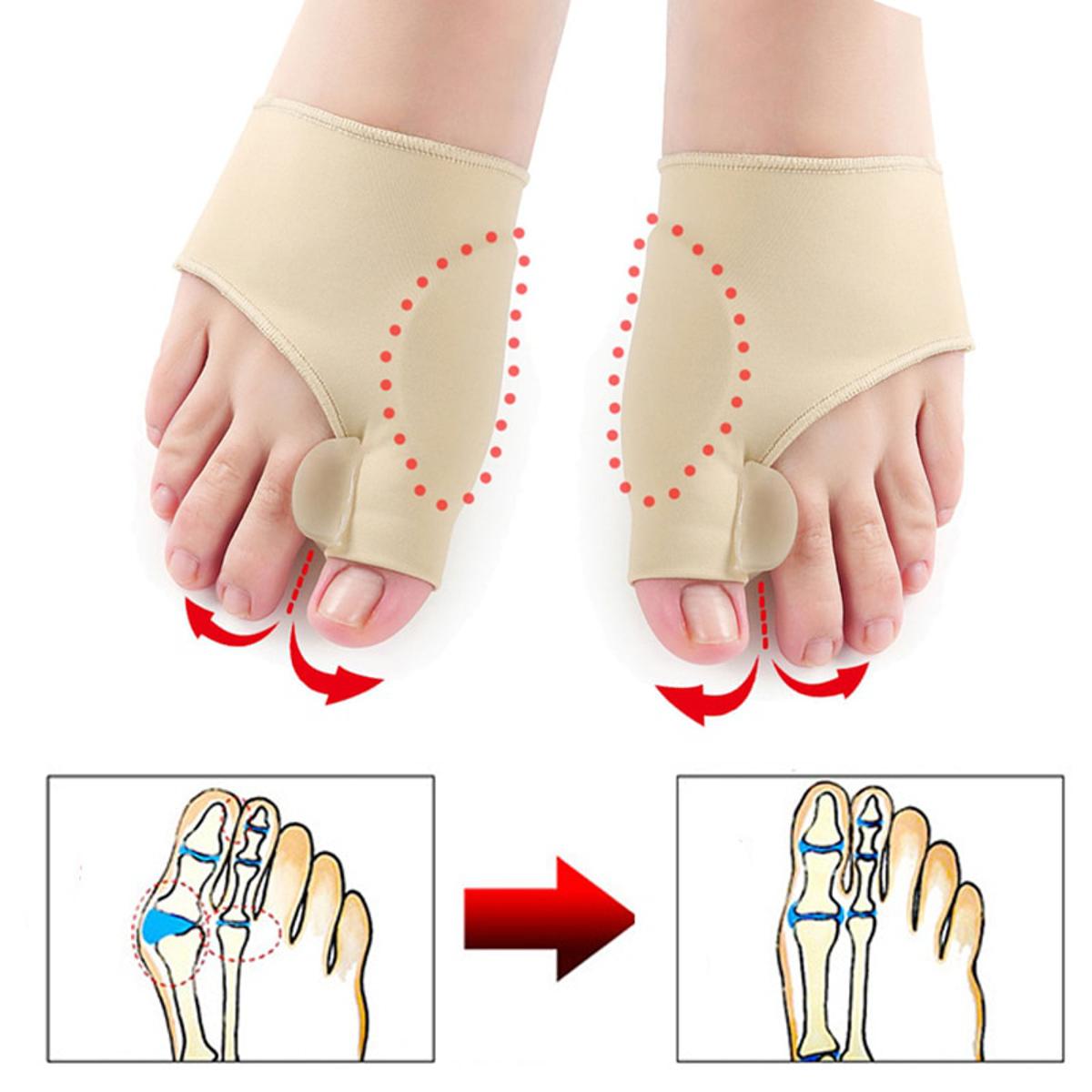 Smart Care Bunion Support Foot Mate Correction Socks Toes Separator Feet Care
