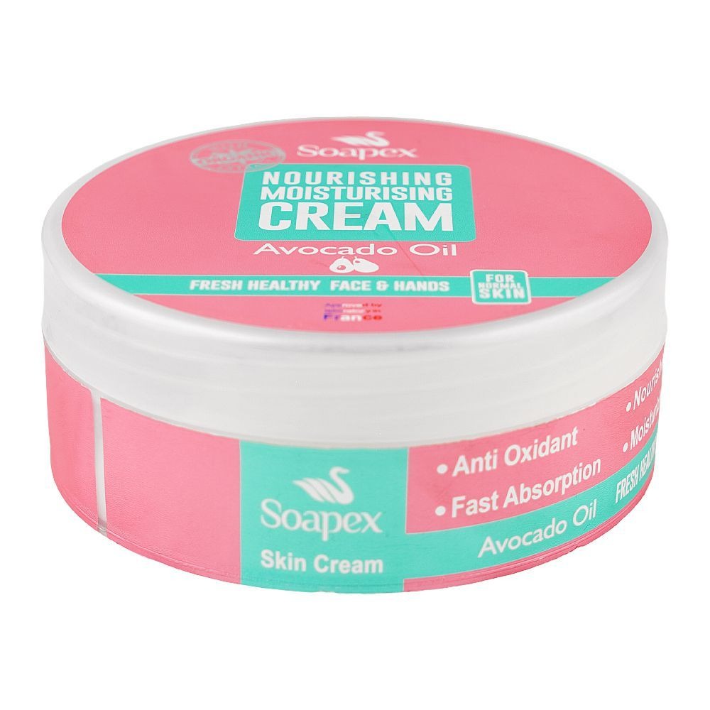 Soapex Nourishing Moisturizing Cream with Avocado Oil – Deep Hydration Face & Hand Cream for Soft, Smooth & Healthy Skin