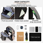Chest Bag Multifunction Crossbody Sport Running Travel Sling Pack Anti-theft for  Men (Random Color)