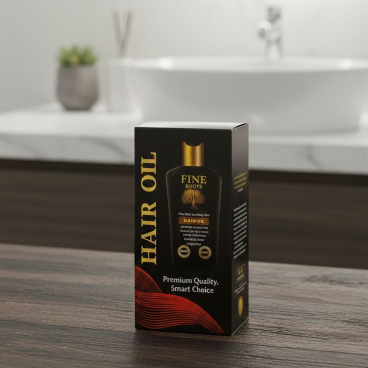 Fine Roots Hair Oil Providing Gentle Care Nourishing Formula Strengthening  Healthy Scalp Support And Everyday Use