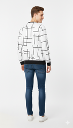 Stylish Boys Full Sleeve Printed T Shirt – Trendy Casual Look