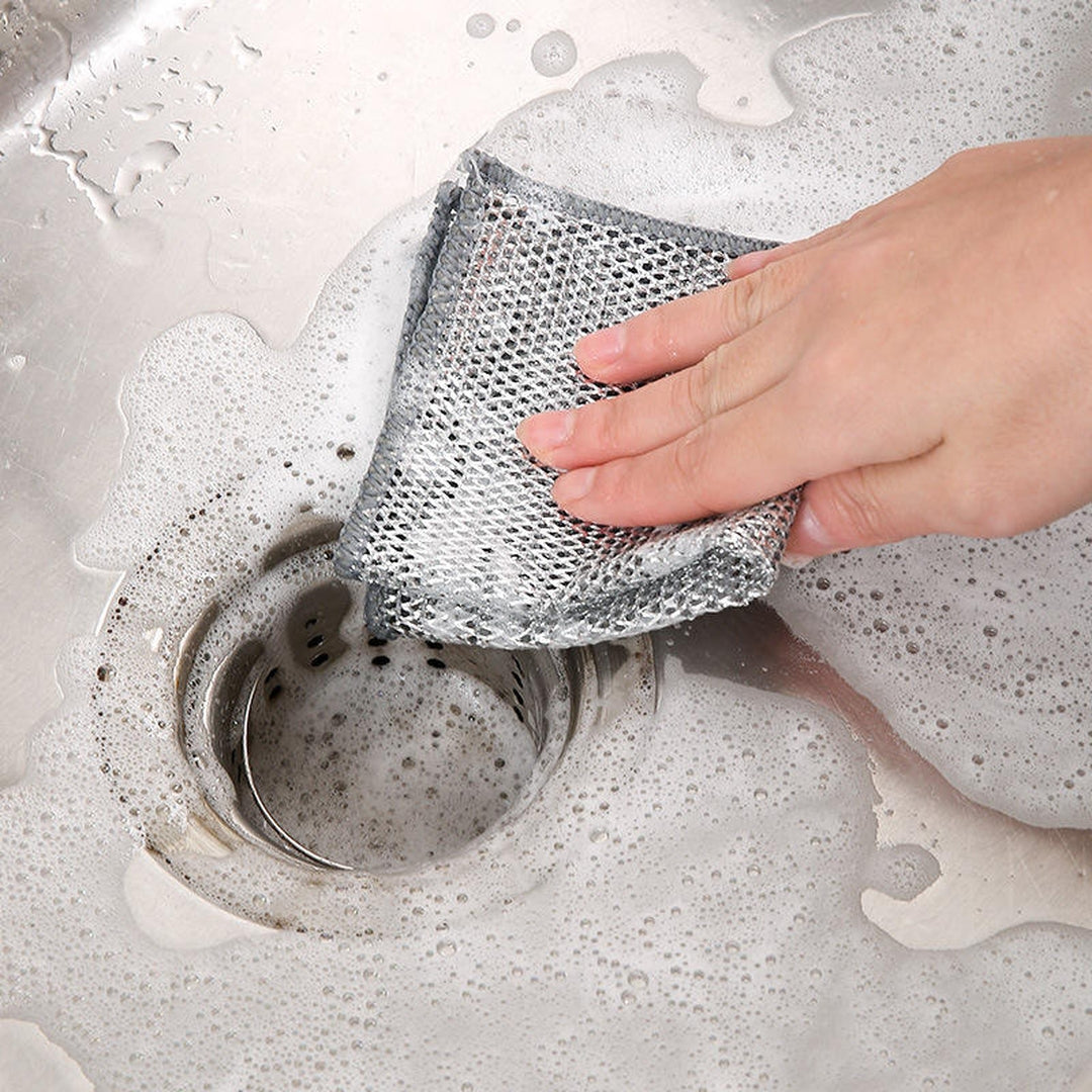 Royal Double Layer Dishwashing Wire Cleaning Cloth | Heavy-Duty Scrubber