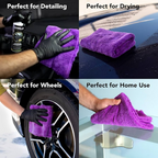 Premium Microfiber Car Cleaning Towel – Super Soft &amp; Scratch-Free - Car Cleaning Towel