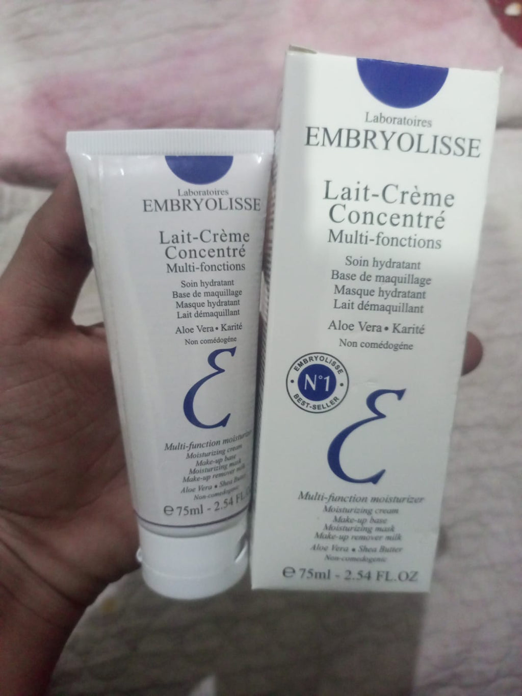Embryolisse Lait-Crème Concentré Multi-Function Moisturizer | Nourishing Face Cream & Makeup Base (75ml)
