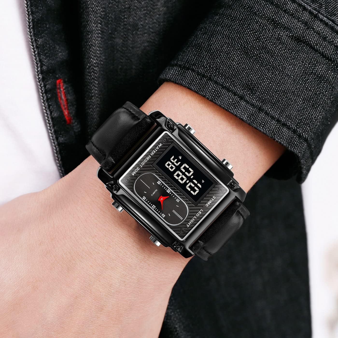 Original Skmei 1868 Boys New Style Design Famous Watch Digital Analog Mens Wrist Watches for Men Luxury Watch - Without Box