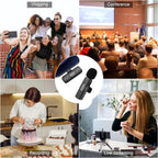 WIRELESS MIC K9 Single Microphone Mic Plug & Play USB Type C Plug Wireless Lavalier Microphone