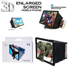 F2 Portable 3D Magnifier Screen Enlarger / Magnifying Glass Zoom Video Screen HD all Mobile Phone random color
