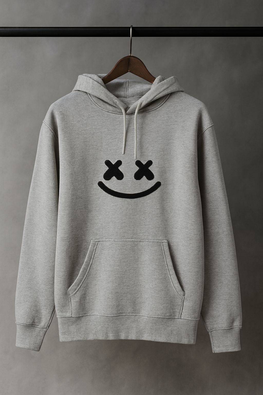 New Summer Collection Full Grey Hoodie  Printed For men And Boys