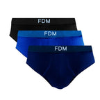 FDM Men's Underwear Comfortable Breathable Innerwear Soft Fabric Daily Wear Stretchable and Durable Design (Random Color)