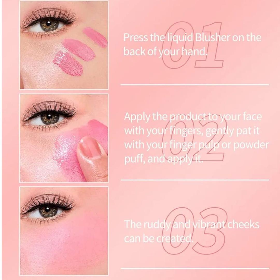Tuz Long Lasting Liquid Blush Flawless Coverage Natural Tint Easy Blend Smooth Application