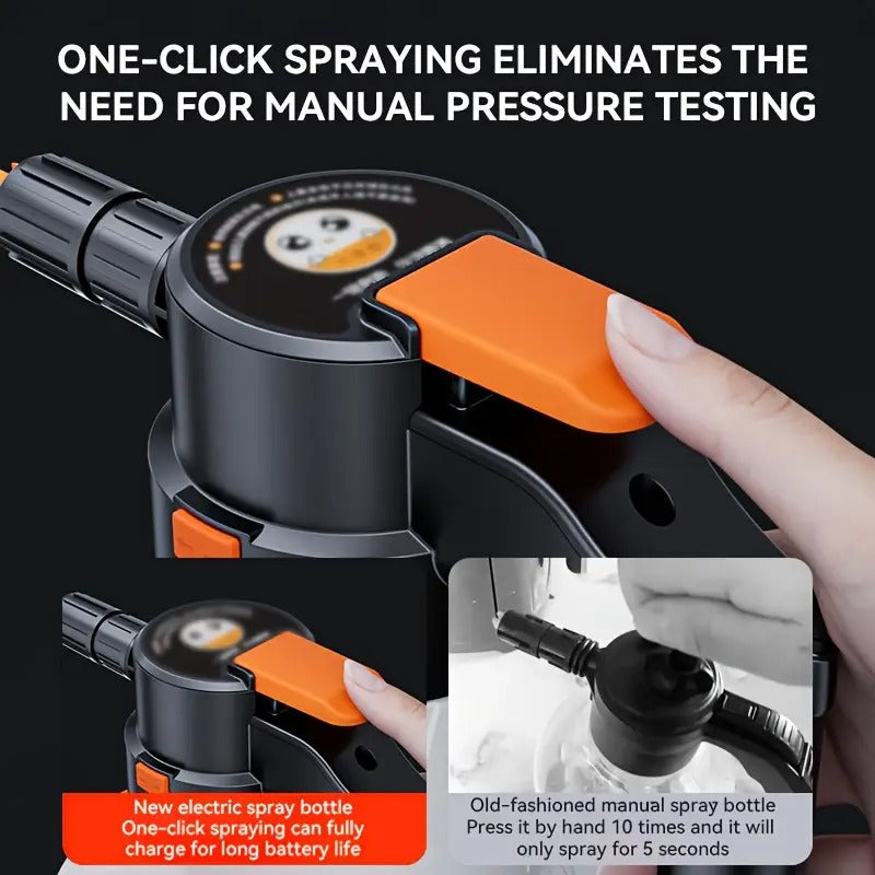 2L Electric Foam Sprayer Handheld Pump | Motorized Snow Foam Cannon for Car Wash, Gardening & Home Cleaning