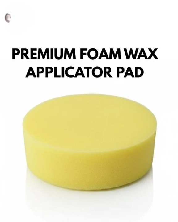 Premium Foam Car Wax Applicator Pad – Soft, Scratch-Free Polishing Sponge for Wax, Polish & Car Detailing THREE GUYS