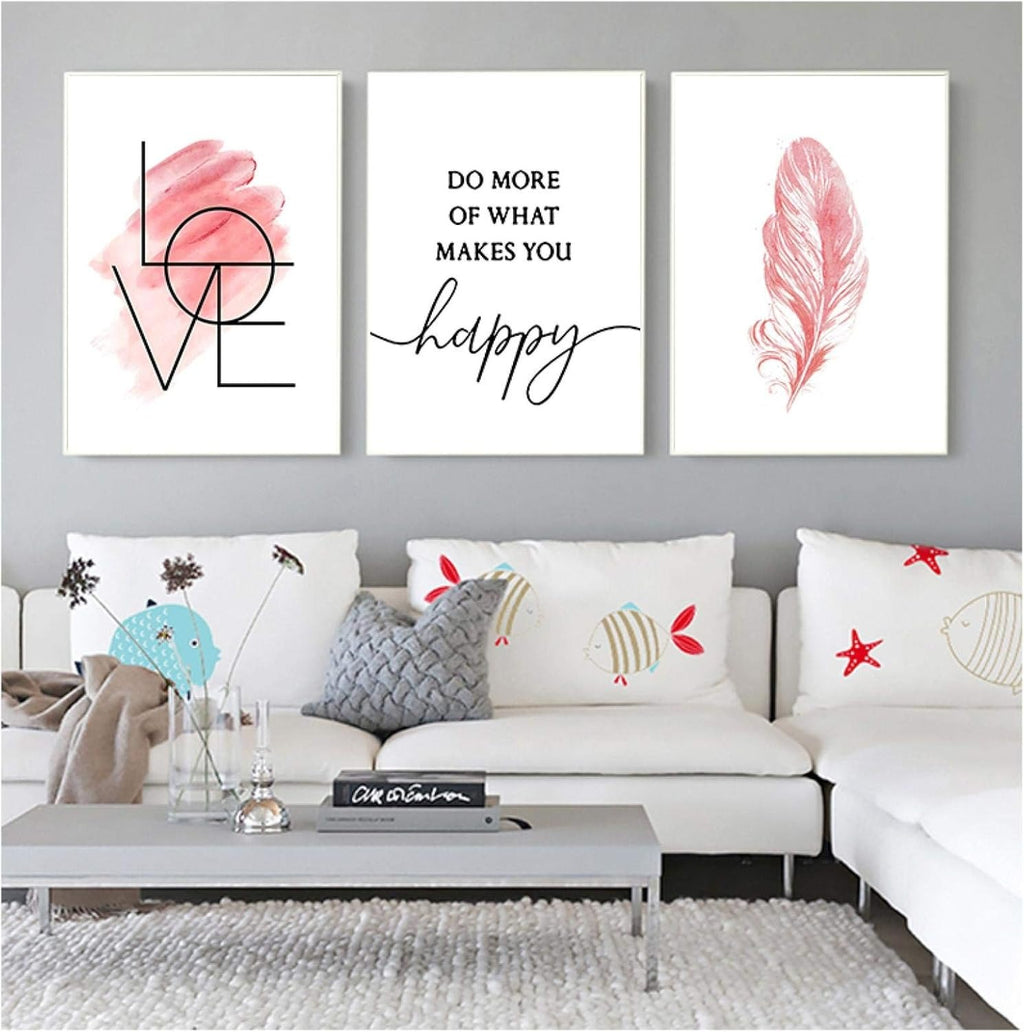 Set of 3 Premium Wall Art Photo Tiles – Modern Home Decor Sets 8x11