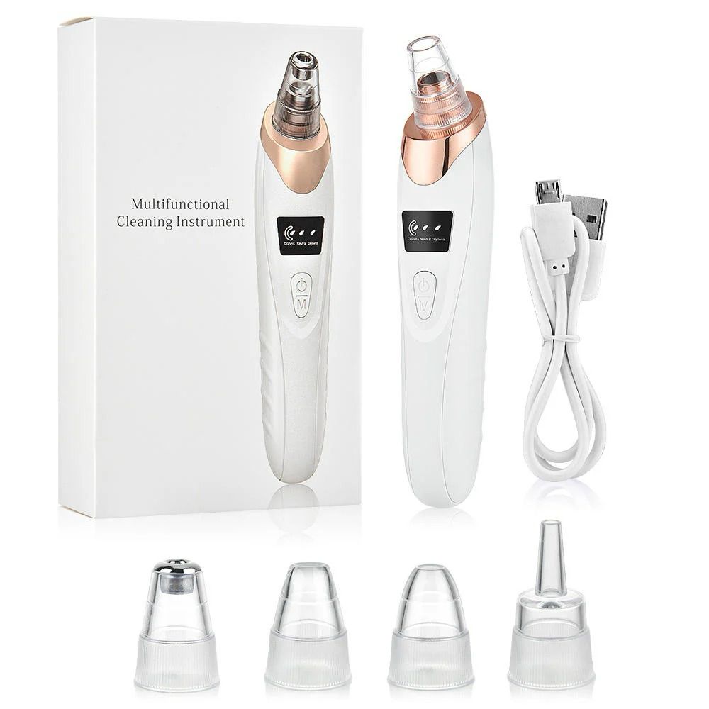 Digital Blackhead Remover Vacuum – Electric Pore Cleaner & Acne Remover Facial Tool