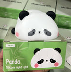 Cute Panda Night Light Silicone Soft Lamp Portable And Child Safe Bedside Light  Reliable Performance And Everyday Lighting Support