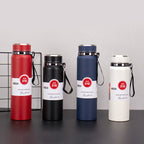 Premium Matte Stainless Steel Water Bottle 800ml 1000ml Leak Proof Double Wall Insulated Hot Cold Flask