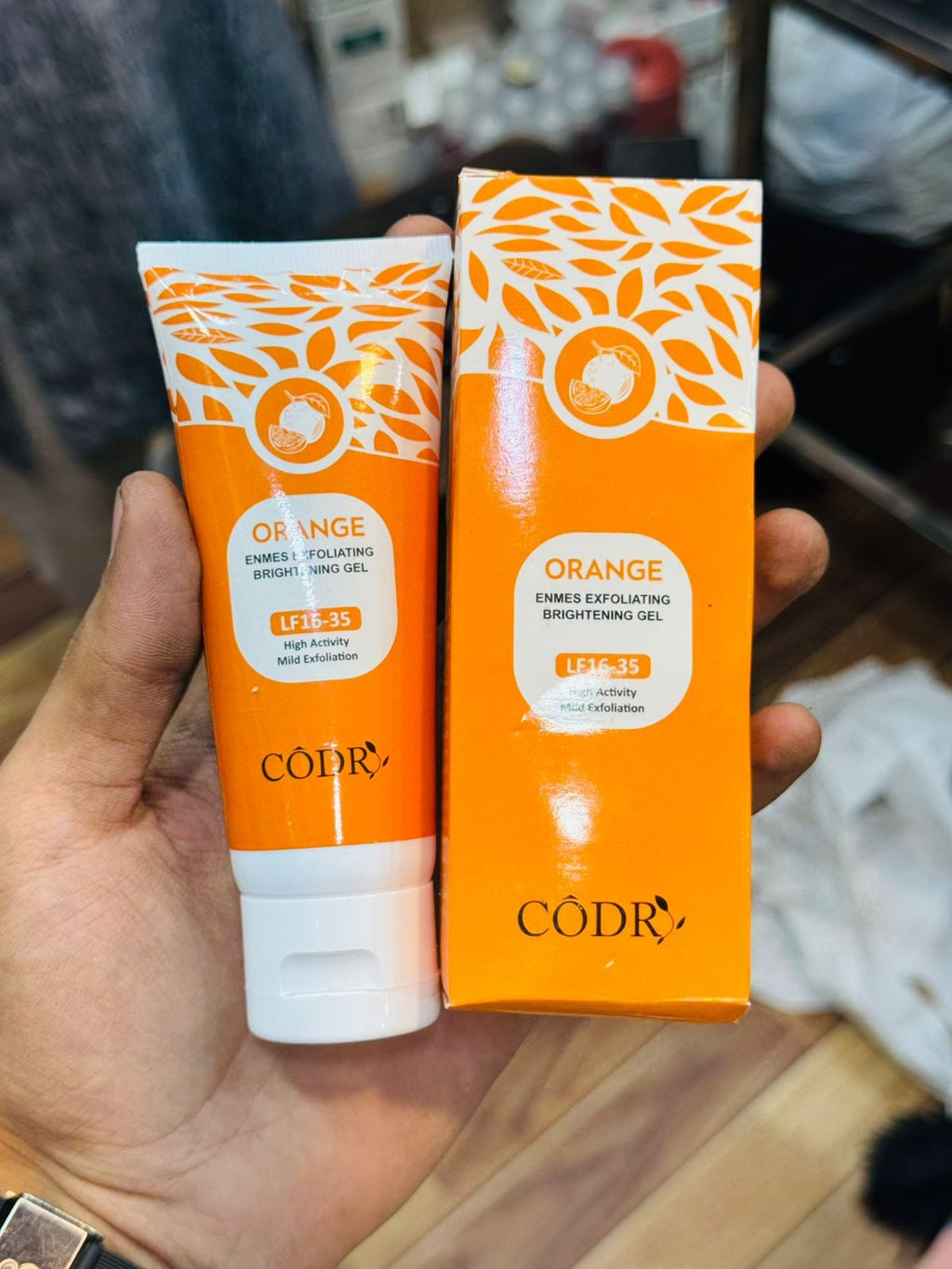 Orange Enzyme Exfoliating Gel – 60g | Brightening, Nourishing & Citrus Skincare for Radiant, Glowing, Healthy Skin