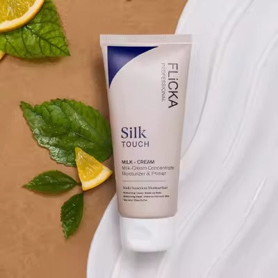 FLiCKA Silk Touch 3‑in‑1 Moisturizer & Primer Hydrates and nourishes Skin Light weight - 120Gram