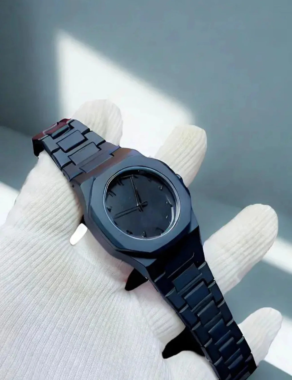 Full BLACK AURA Quartz Watch – Lightweight Design, , Premium Quality &amp; Finish - Best Quality Analog Watch For Boys - Watch For Men | Full Black Color Watch