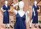 2 PCs Silk Splendor Satin Nightwear Set – Elegant & Comfortable Sleepwear SKU R-003 Free Size