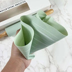 Silicone Dough Mat With Rolling Pin Set | Extra Thick Non-Slip Baking Mat For Pizza & Bread | Random Color