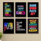 Set of 6 Premium Wall Art Photo Tiles – Modern Home Decor Sets 8x11