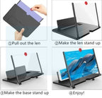 F3 Mobile Screen Magnifier | Enlarged Mobile Screen Amplifier Large Screen Eyes Protection | Size 21.8×16.5×1.2CM (Random Color)