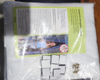 Premium Quality Mosquito Magic Mesh In Hard Box With 20pcs Double Tape Stickers And 12pcs Hocks For Easy Installation