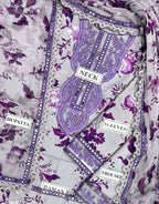 Aneela’s Luxury 9mm Sequins Embroidered Lawn 3 Piece Unstitched Dress with 4-Side Embroidered Chiffon Dupatta