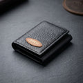 Trifold Short Wallet for Men & Women with Zipper Cash Pocket 10 Card Slots and Hidden Compartments