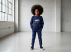 Kids Navey Blue no limit  Printed Stylish Kids' Tracksuit Set | FOR BABY AND KIDS