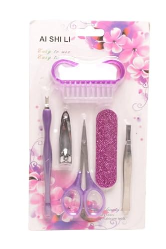 Multi Purpose Nail Manicure Care Set Providing Complete Grooming Everyday Nail Care Support