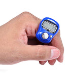 Digital Tasbeeh Finger Counter with LED Indicator, Reset Button & Ring Strap – SXH5136 (Random Color)