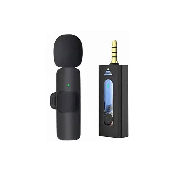 K35 Wireless Microphone – High-Quality 2.4GHz Lapel Mic Set with 3.5mm Receiver for Mobile Phones, Cameras, Speakers & Vlogging