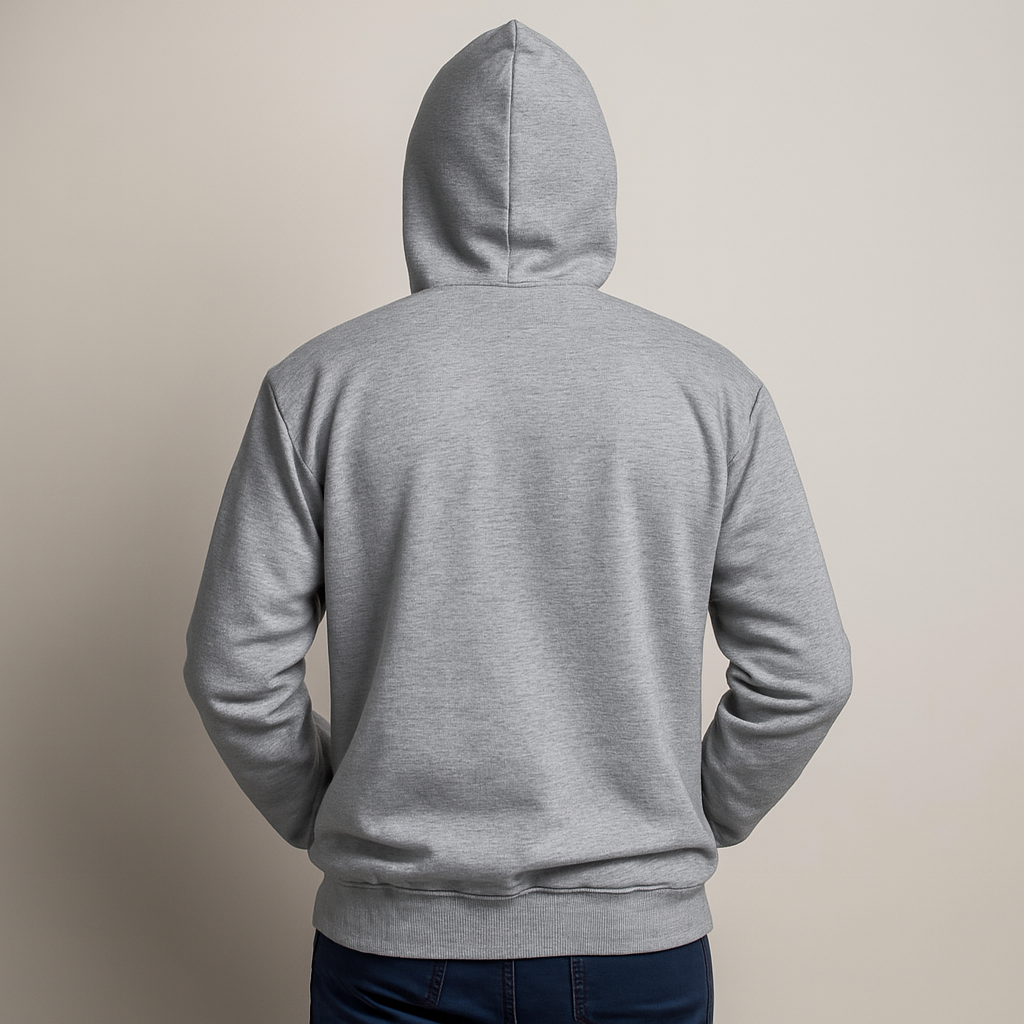 New Summer Collection Full Grey Hoodie Emoji Printed For Men And Boys