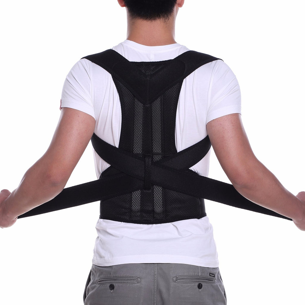 Adjustable Magnetic Posture Corrector Back Brace Support Belt for Upper Back Pain Relief – Standard Size
