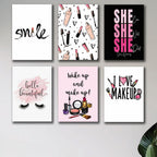 Set of 6 Premium Wall Art Photo Tiles – Modern Home Decor Sets 8x11