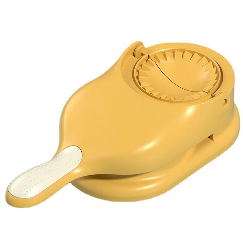 2-in-1 Dumpling Wrapper Tool Food Grade Manual Dumpling Wrapper Mold Labor-Saving Baking Pastry Home Kitchen Gadget (Random Color)Without box