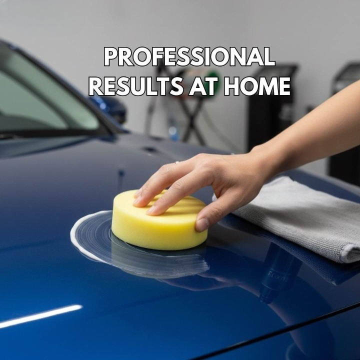 Premium Foam Car Wax Applicator Pad – Soft, Scratch-Free Polishing Sponge for Wax, Polish & Car Detailing THREE GUYS